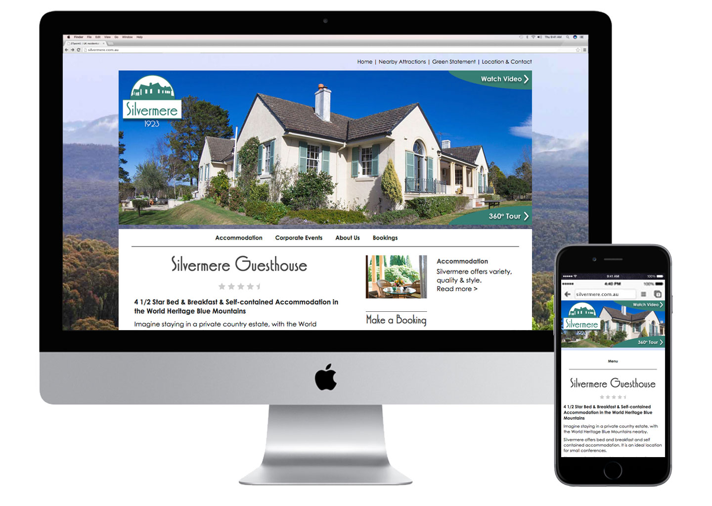 Silvermere Guesthouse website