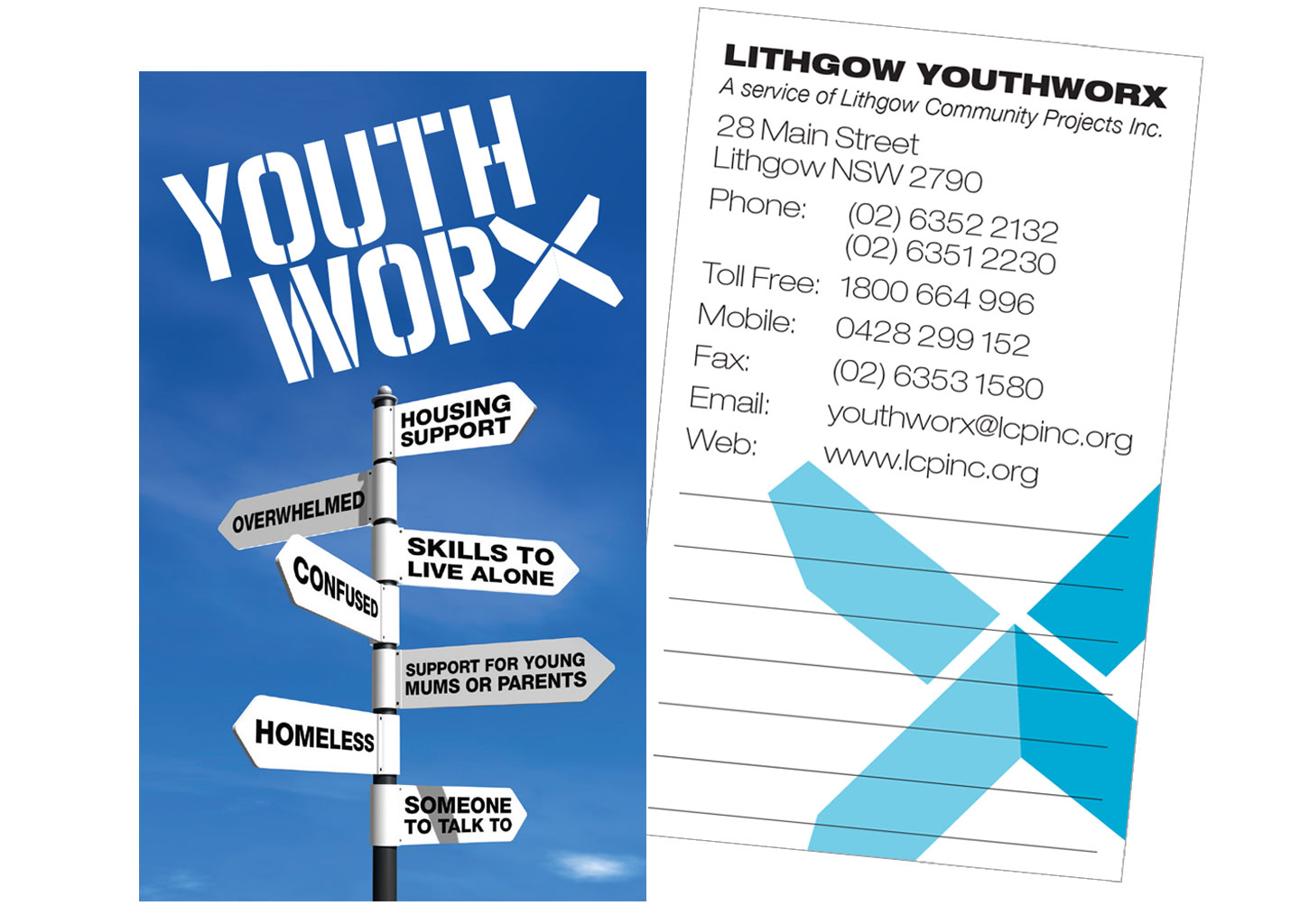 Youthworx appointment card